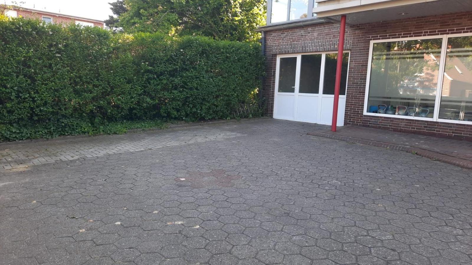 Ferienwohnung Mittelpunkt Schortens Buitenkant foto